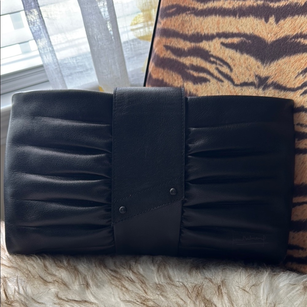 Pierre Balmain Elegant Black Vintage Clutch Bag